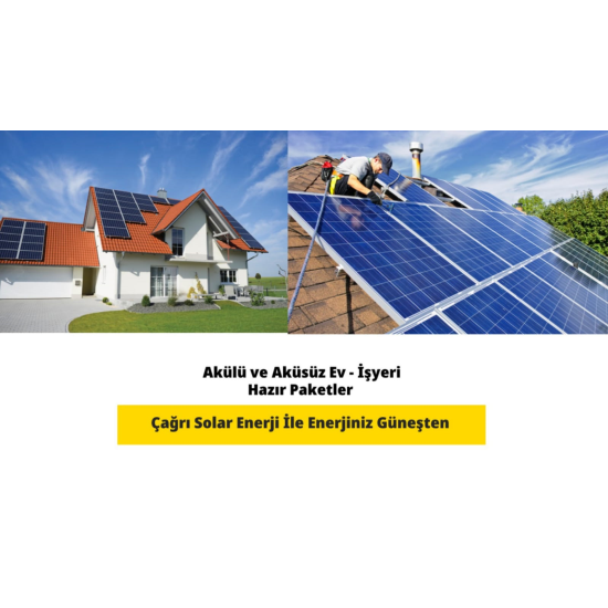 3 kw Set Lityum Akülü Sistem Neler Çalıştırır: Orta Boy Buzdolabı,Çamaşır Makinesi,Aydınlatma,Televizyon (1,8 kw panel + 3 kw inverter + 5,1kw lityum akü+ayak+diğer)