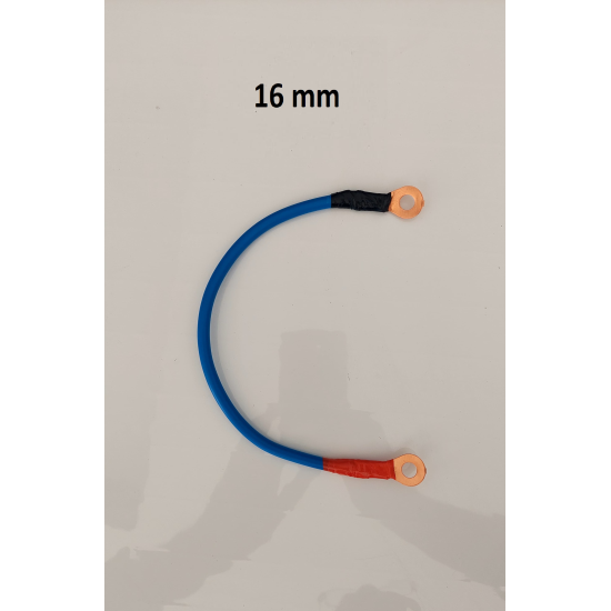 Akü kablosu 25 mm bakır pabuçlu 30 cm bir adet