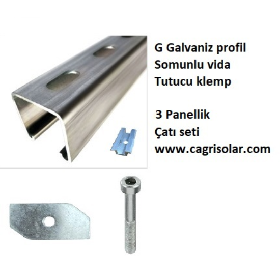 420 CM G GALVANİZ PROFİL  1,5mm ÇATI MONTAJI İÇİN UYGUN PANEL KONSTRÜKSİYON