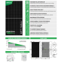 SET Solar 455W HALF CUT A (-) EKSİ MONOKRISTAL GÜNEŞ PANELİ